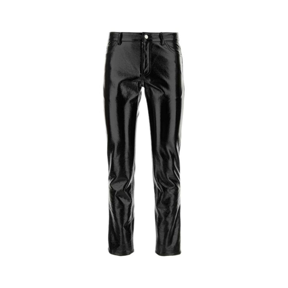 Courreges Men Black Vinyl Pant